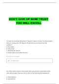 NRS 232 PATHOPHYSIOLOGY MIDTERM QUESTIONS WITH COMPLETE ANSWERS