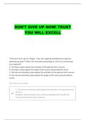 NRS 232 WEEK 5 QUESTIONS WITH COMPLETE ANSWERS