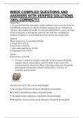 INBDE Exam Compiled Questions & Answers &ndash; Verified Solutions &vert; Comprehensive Dental Board Exam Prep &lpar;2025&sol;2026&rpar;