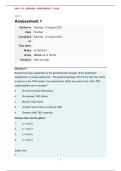 2026 - HRD2602 - ASSESSMENT 1 - QUESTIONS AND ANSWERS - SEMESTER 1