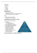 Volledige samenvatting Marketing&comma; Bedrijsmanagement Artevelde