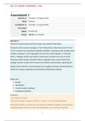 2026 - HRM2601 - ASSESSMENT 1 - QUESTIONS AND ANSWERS - SEMESTER 1