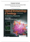 Complete Test Bank Clinical Immunology and Serology&colon; A Laboratory Perspective&comma; 5th Edition&period; By Christine Dorresteyn&comma; Linda E&period; Miller&period; &lpar;All Chapters Covered&comma; Verified Answers&rpar;