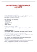 NCMHCE EXAM QUESTIONS AND ANSWERS&period;