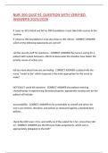 NUR 300 QUIZ 91 QUESTION WITH VERIFIED ANSWERS 2025&sol;2026&comma;100&percnt;CORRECT