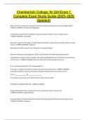 NR 224 Exam 1 &ndash; Chamberlain College &ndash; Academic Year 2025&ndash;2026 &ndash; Complete Exam Study Guide