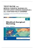 Test Bank for Medical-Surgical Nursing &lpar;8th Ed&rpar; by Linton&semi; Matteson&vert; All Chapters Included&comma; Latest Guide 2026&period;