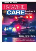 TEST BANK FOR Paramedic Care&colon; Principles & Practice&comma; Volume 4 5th Edition by Bryan Bledsoe&comma; Robert Porter&comma; Richard Cherry ISBN&colon; 978-0134449746 COMPLETE GUIDE ALL CHAPTERS COVERED 100&percnt; A&plus; GRADE ASSURED&excl;&excl;&excl;&excl;NEW LATEST UPDATE&excl;&excl;&excl;&excl;