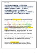 KAPLAN NURSING ENTRANCE EXAM  QUESTION BANK NEWEST 2026 ACTUAL EXAM  QUESTIONS AND CORRECT DETAILED  ANSWERS &lpar;VERIFIED ANSWERS&rpar; ALL  ANSWERED &lbrace;800 Q & A&rcub; ALREADY GRADED A&plus; &vert;  BRAND NEW&excl; &vert; 100&percnt; GUARANTEED PASS 