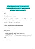 ATI Dosage Calculation RN Fundamentals Proctored Assessment 3&period;2 &ndash; Questions and Answers&period; LatestVersion 2026