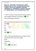 BIOS 251&colon; ANATOMY & PHYSIOLOGY EXAM  NEWEST 2026 ACTUAL EXAM QUESTIONS AND  CORRECT DETAILED ANSWERS &lpar;VERIFIED  ANSWERS&rpar; ALL ANSWERED&sol; ALREADY GRADED  A&plus; &vert; BRAND NEW&excl; &vert; 100&percnt; GUARANTEED PASS