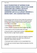 NACE FOUNDATIONS OF NURSING EXAM  QUESTION BANK NEWEST 2026 ACTUAL EXAM  QUESTIONS AND CORRECT DETAILED  ANSWERS &lpar;VERIFIED ANSWERS&rpar; ALL  ANSWERED &lbrace;400 Q & A&rcub; ALREADY GRADED A&plus; &vert;  BRAND NEW&excl; &vert; 100&percnt; GUARANTEED PASS