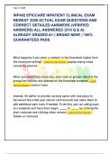 INP402 EPICCARE INPATIENT CLINICAL EXAM  NEWEST 2026 ACTUAL EXAM QUESTIONS AND  CORRECT DETAILED ANSWERS &lpar;VERIFIED  ANSWERS&rpar; ALL ANSWERED &lbrace;510 Q & A&rcub;  ALREADY GRADED A&plus; &vert; BRAND NEW&excl; &vert; 100&percnt;  GUARANTEED PASS