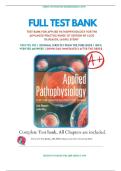 Applied Pathophysiology for the Advanced Practice Nurse 1st Edition Dlugasch Story Test Bank