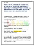 RESNA ATP PRACTICE EXAM NEWEST 2026  ACTUAL EXAM QUESTIONS AND CORRECT  DETAILED ANSWERS &lpar;VERIFIED ANSWERS&rpar; ALL  ANSWERED &lbrace;50 Q & A&rcub; ALREADY GRADED A&plus; &vert;  BRAND NEW&excl; &vert; 100&percnt; GUARANTEED PASS