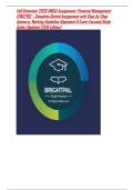 Fall Semester 2026 UNISA Assignment&colon; Financial Management &lpar;FIN3701&rpar; &ndash; Complete Solved Assignment with Step-by-Step Answers&comma; Marking-Guideline Alignment & Exam-Focused Study Guide &lpar;Updated 2026 Edition&rpar;
