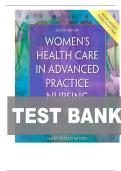 TEST BANK FOR Women's Health Care in Advanced Practice Nursing 2nd Edition by Ivy M&period; Alexander ISBN&colon; 978-0826190017 COMPLETE GUIDE ALL CHAPTERS COVERED 100&percnt; VERIFIED A&plus; GRADE ASSURED&excl;&excl;&excl;&excl;NEW LATEST UPDATE&excl;&excl;&excl;