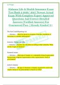  Alabama Life & Health Insurance Exam Test Bank 1 & 2 &lpar;2026&sol;2027&rpar;&colon;