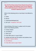 Nur 612 Final Exam Actual Exam Newest Actual Exam  With Complete 100 Questions And Correct Detailed  Answers&vert;&vert;Verified Exam&excl;&excl;&excl; &lpar;Verified Answers&rpar; &vert;Already  Graded A&plus;&vert;&vert;Newest Exam&excl;&excl;&excl; 
