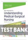 TEST BANK FOR Davis Advantage for Understanding Medical-Surgical Nursing Seventh Edition by Paula D&period; Williams&comma; Linda S&period;&semi; Hopper ISBN&colon; 978-1719644587 COMPLETE GUIDE 100 &percnt; VERIFIED A&plus; GRADE ASSURED&excl;&excl;&excl;NEW LATEST UPDATE&excl;&excl;&excl;&excl;