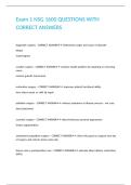 Exam 1 NSG 1600 QUESTIONS WITH CORRECT ANSWERS&period;
