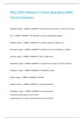 NSG 3105 Midterm 1 Exam Questions With Correct Answers 