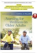 Nursing for Wellness in Older Adults &ndash; 9th Edition&comma; Carol A&period; Miller &vert; Complete Test Bank Chapters 1&ndash;29 with Questions and Answers