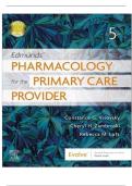 TEST BANK FOR Edmunds' Pharmacology for the Primary Care Provider 5th Edition by Constance G Visovsky &comma; Cheryl H&period; Zambroski&comma; Rebecca M&period; Lutz ISBN&colon; 978-0323661171 COMPLETE GUIDE 100 &percnt; VERIFIED A&plus; GRADE ASSURED&excl;&excl;&excl;&excl;LATEST UPDATE&excl;&excl;&excl;&excl;&excl;