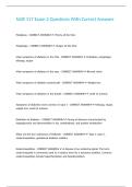 NUR 117 Exam 2 Questions With Correct Answers