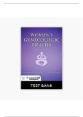 Test Bank for Women's Gynecologic Health&comma; 3rd Edition by Kerri Darnell Schuring & Frances E&period; Eddins
