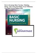Davis Advantage Basic Nursing&colon; Thinking&comma; Doing&comma; And Caring 4th Edition Treas Wilkinson&comma; Test Bank Newest Edition 2026