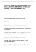 NAN MCKAY HOUSING CHOICE VOUCHER SPECIALIST EXAM &vert; NEW 2026 UPDATE &vert; 158 QUESTIONS AND ANSWERS &vert; WITH COMPLETE SOLUTION&excl;&excl;