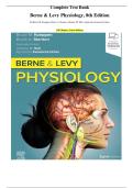 Complete Test Bank Berne & Levy Physiology&comma; 8th Edition&period; By Bruce M&period; Koeppen&comma; Bruce A&period; Stanton&comma; Julianne M&period; Hall&comma; Agnieszka Swiatecka-Urban &lpar;All Chapters&comma; Latest Edition&rpar;
