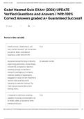 GoJet Hazmat Quiz EXAM &lpar;2026&rpar; UPDATE Verified Questions And Answers &lowbar; With 100- Correct Answers graded A&plus; Guaranteed Success&excl;&excl; 