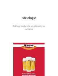 Sociologie&colon; roldoorbrekende reclame
