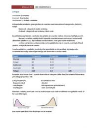 Beschrijvende en inferenti&euml;le statistiek