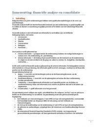 Samenvatting Financiele Analyse
