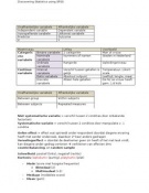 Discovering Statistics using SPSS&comma; auteur&colon; Andy Field - Samenvatting H1&comma;2&comma;3&comma;4&comma;5&comma;6&comma;7 en 9 