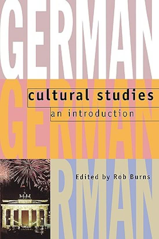 German Cultural Studies
