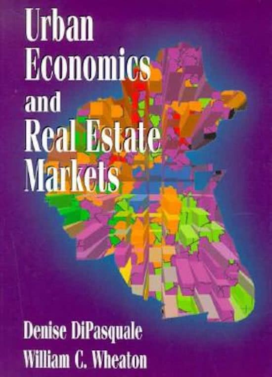 Urban Economics and Real Estate Markets