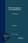 Public Management & Administration  (An Introduction, 3 revised edt) Owen E. Hughes