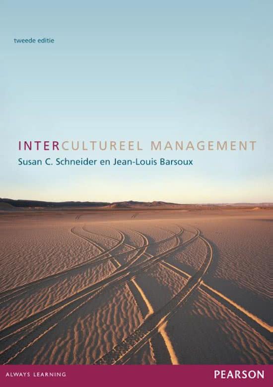 Samenvatting Intercultureel management 2/e, ISBN: 9789043007061 Cross Cultural Management (CCM2)