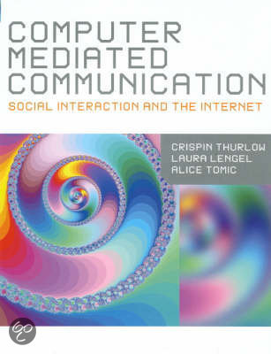Computer-Mediated Communication: Social Interaction and the Internet