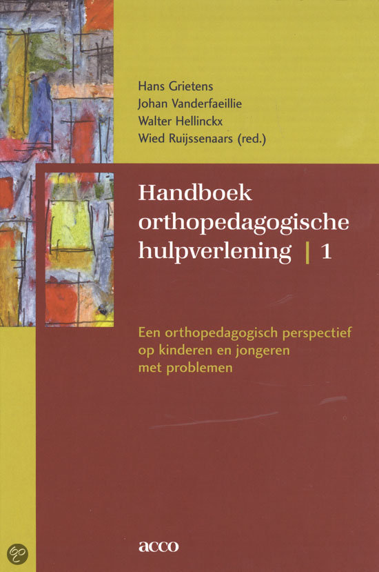 Samenvatting 'Handboek Orthopedagogische hulpverlening'