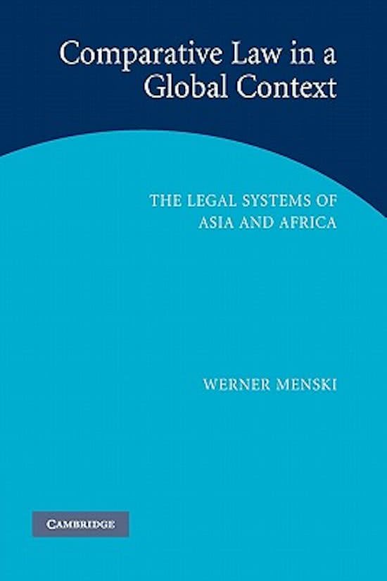 The World's Legal Systems Hoorcollege 3