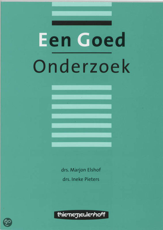 Een goed onderzoek