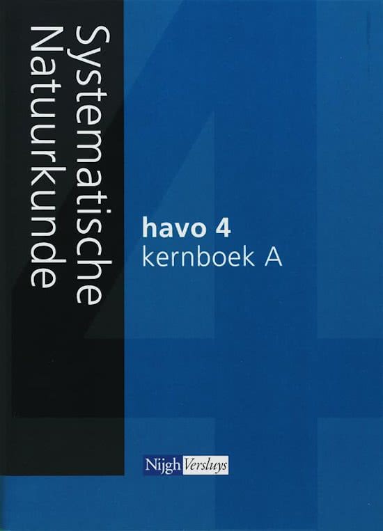 Systematische Natuurkunde 4 Havo 2007 Kernboek A