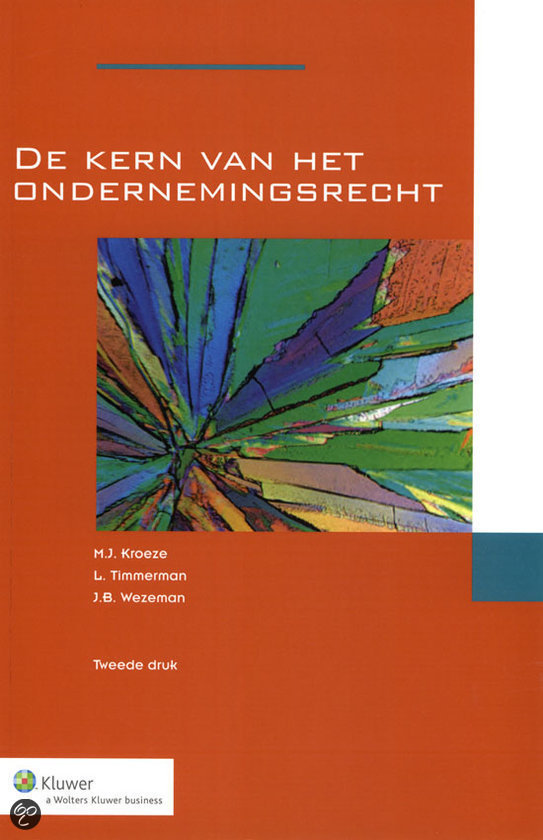 Samenvatting ondernemingsrecht (EUR) (cijfer: 8)