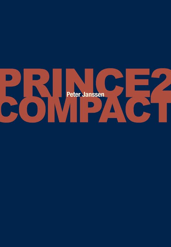 Samenvatting Prince2 compact
