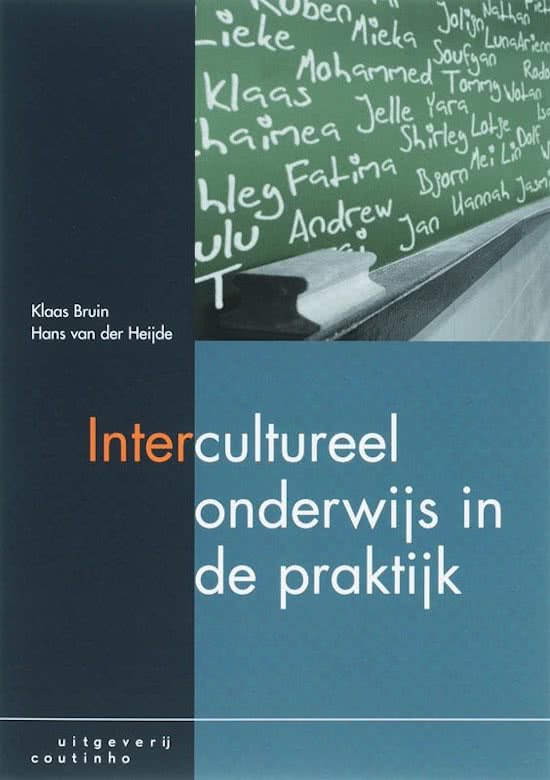 Intercultureel onderwijs in de praktijk samenvatting hoofdstuk 1 t/m 3 